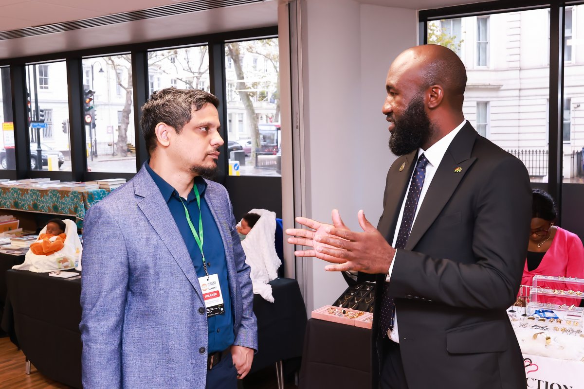 With Damie Sinanan- Executive Director Caribbean Export Development Agency 